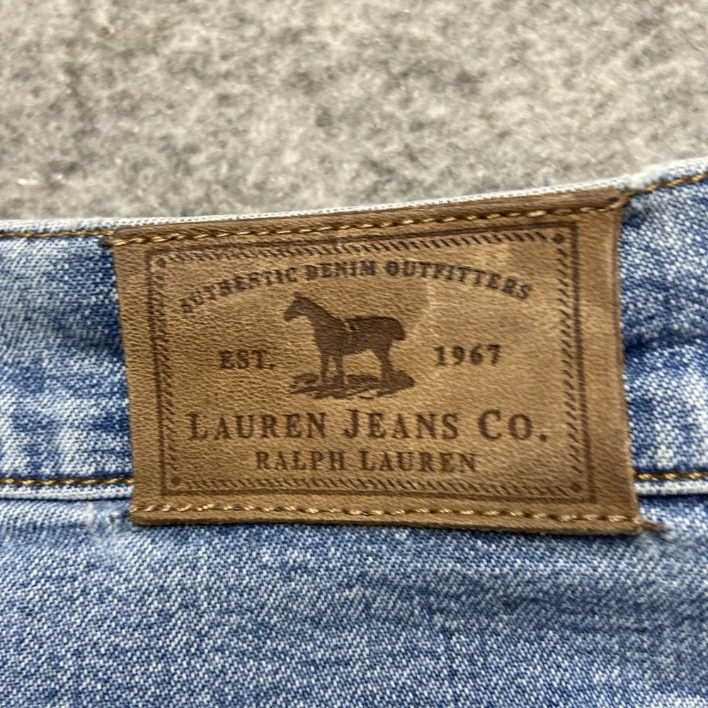 Lauren Ralph Lauren Straight Jeans Women's Size 12 Light Blue‎ Denim LRL